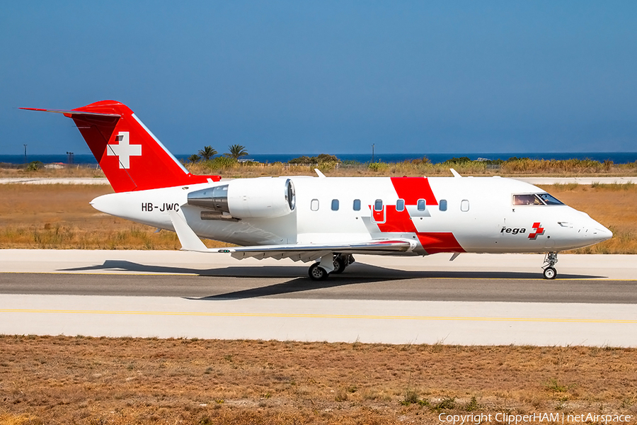 REGA - Swiss Air Rescue Bombardier CL-600-2B16 Challenger 650 (HB-JWC) | Photo 417849