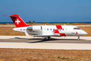 REGA - Swiss Air Rescue Bombardier CL-600-2B16 Challenger 650 (HB-JWC) at  Rhodes, Greece