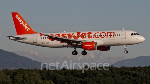 easyJet Switzerland Airbus A320-214 (HB-JXA) at  Geneva - International, Switzerland