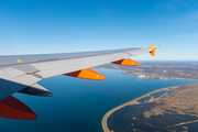 easyJet Switzerland Airbus A320-214 (HB-JXB) at  In Flight, Denmark
