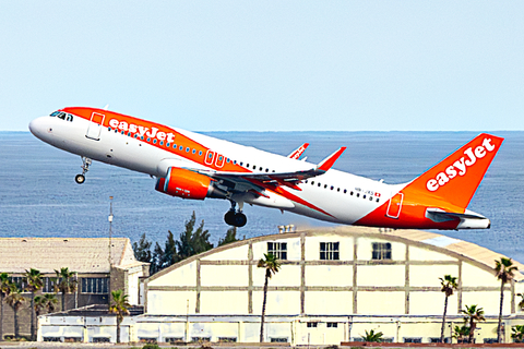 easyJet Switzerland Airbus A320-214 (HB-JXS) at  Gran Canaria, Spain