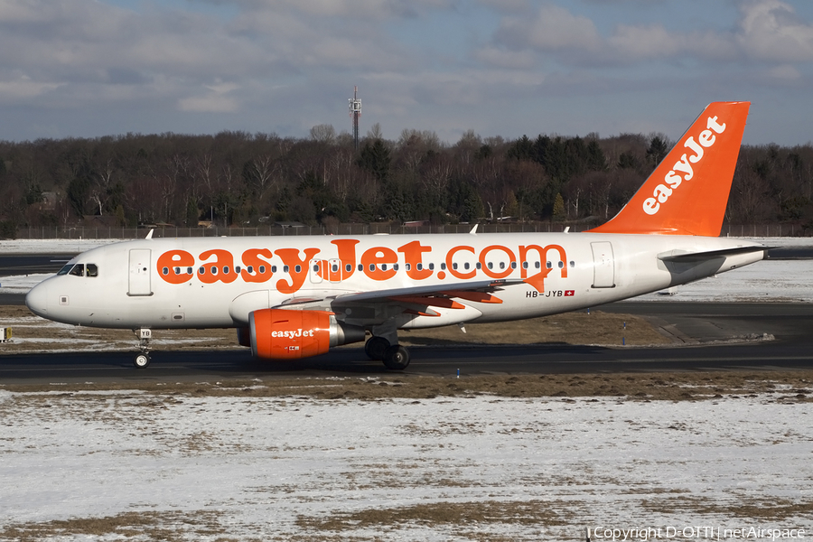 easyJet Switzerland Airbus A319-111 (HB-JYB) | Photo 403783