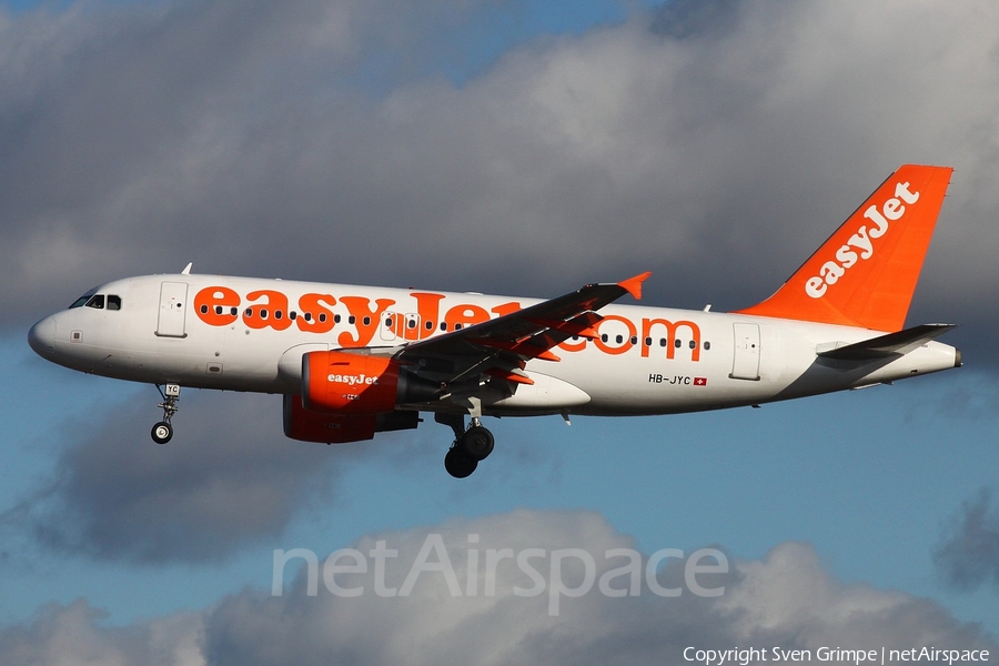 easyJet Switzerland Airbus A319-111 (HB-JYC) | Photo 19541