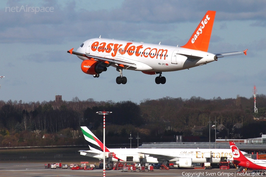 easyJet Switzerland Airbus A319-111 (HB-JYC) | Photo 19951