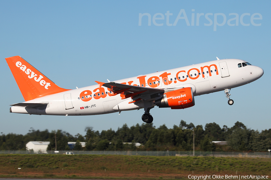 easyJet Switzerland Airbus A319-111 (HB-JYC) | Photo 87689