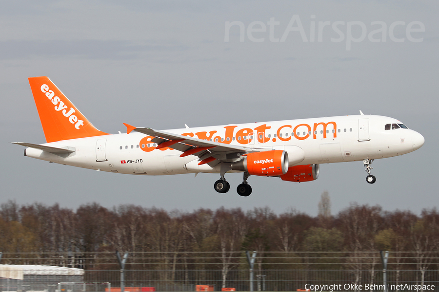 easyJet Switzerland Airbus A320-214 (HB-JYD) | Photo 104129