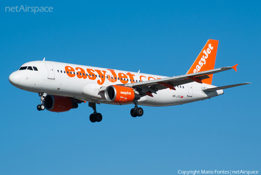 easyJet Switzerland Airbus A320-214 (HB-JYD) | Photo 79676