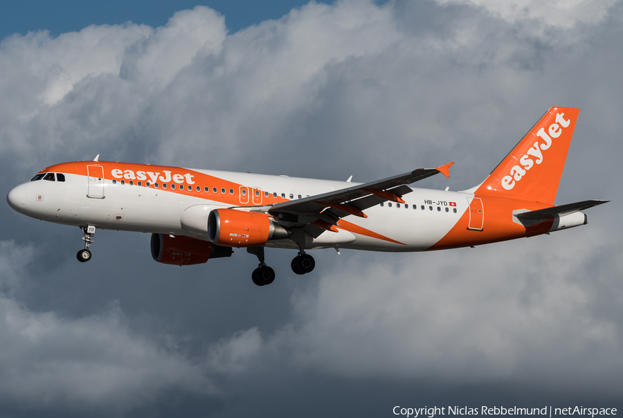 easyJet Switzerland Airbus A320-214 (HB-JYD) | Photo 266251