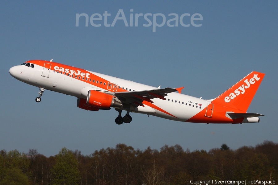 easyJet Switzerland Airbus A320-214 (HB-JYE) | Photo 106120