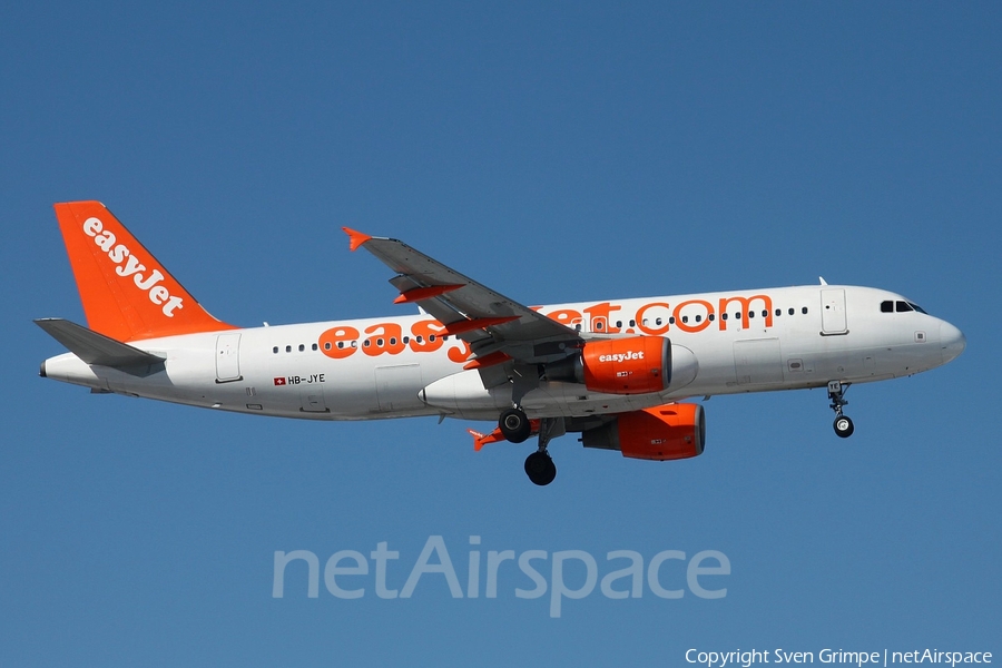 easyJet Switzerland Airbus A320-214 (HB-JYE) | Photo 22923