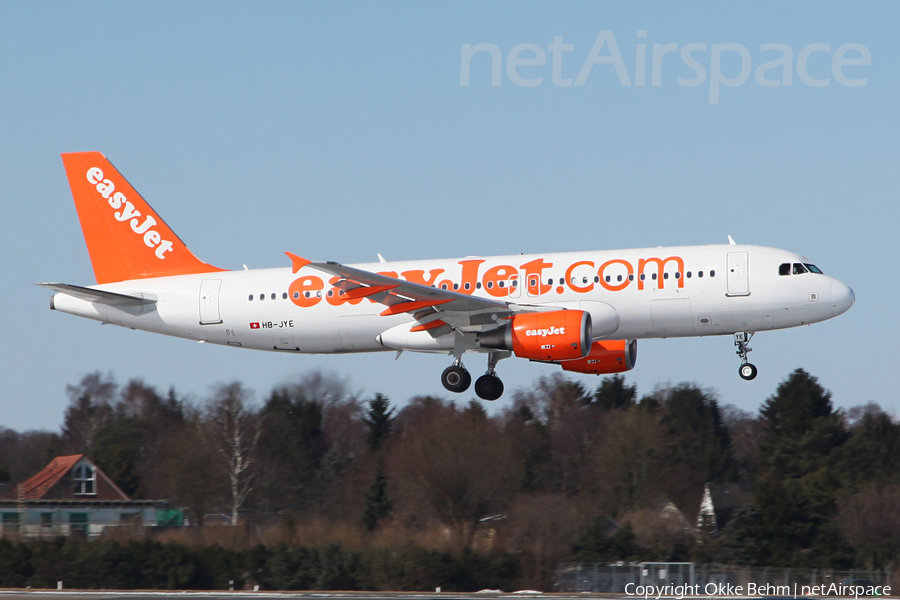 easyJet Switzerland Airbus A320-214 (HB-JYE) | Photo 70938