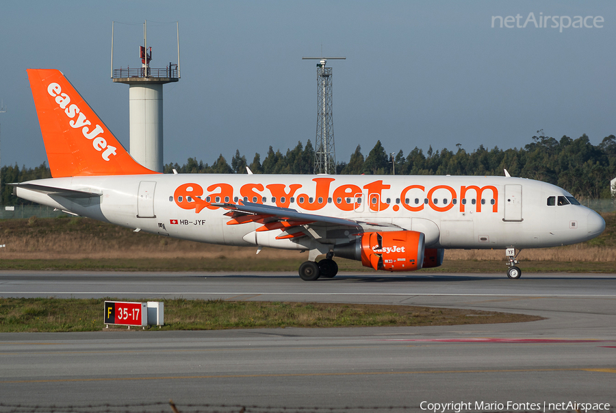 easyJet Switzerland Airbus A319-111 (HB-JYF) | Photo 101810