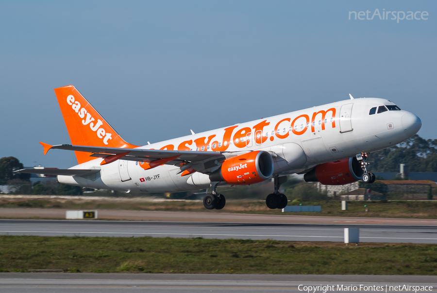 easyJet Switzerland Airbus A319-111 (HB-JYF) | Photo 102580