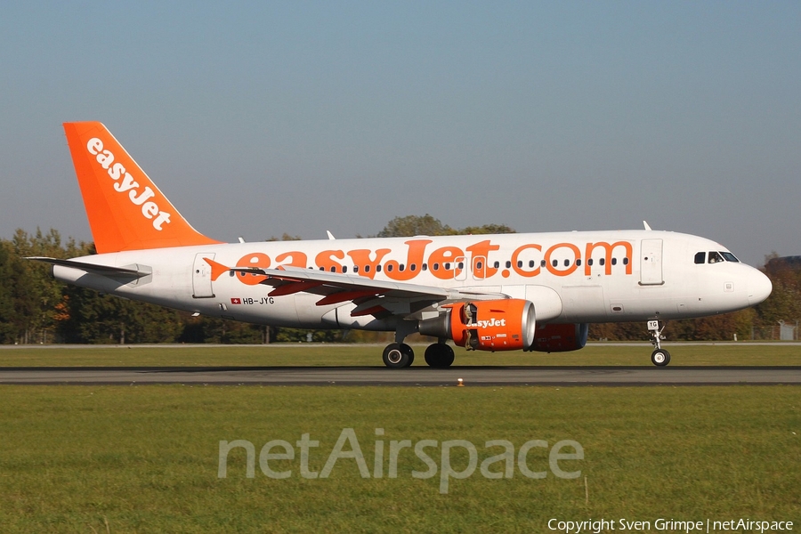 easyJet Switzerland Airbus A319-111 (HB-JYG) | Photo 270382