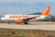 easyJet Switzerland Airbus A319-111 (HB-JYH) at  Ajaccio - Napoleon Bonaparte, France