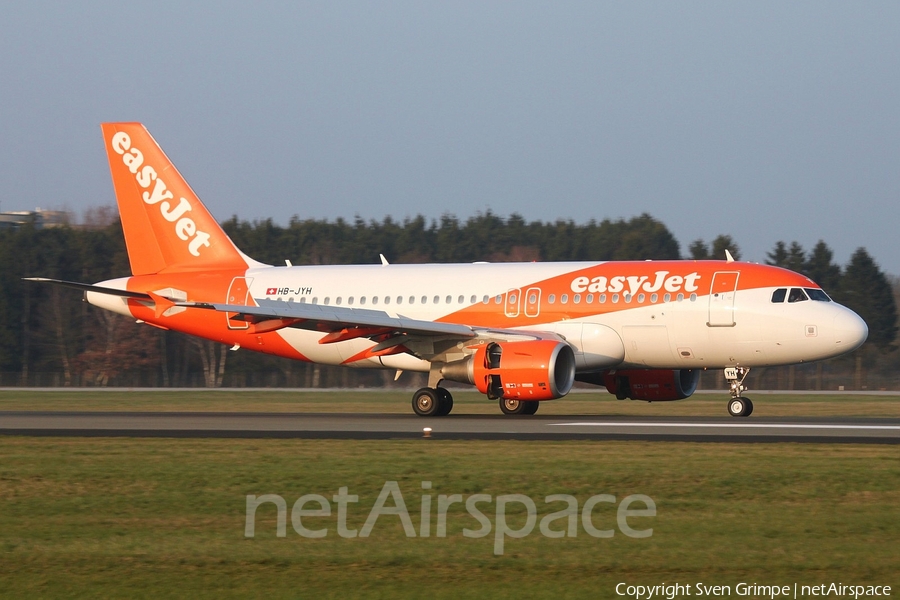 easyJet Switzerland Airbus A319-111 (HB-JYH) | Photo 315686