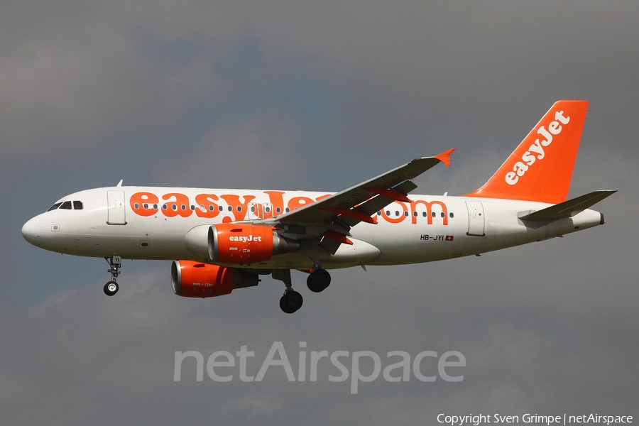 easyJet Switzerland Airbus A319-111 (HB-JYI) | Photo 105502