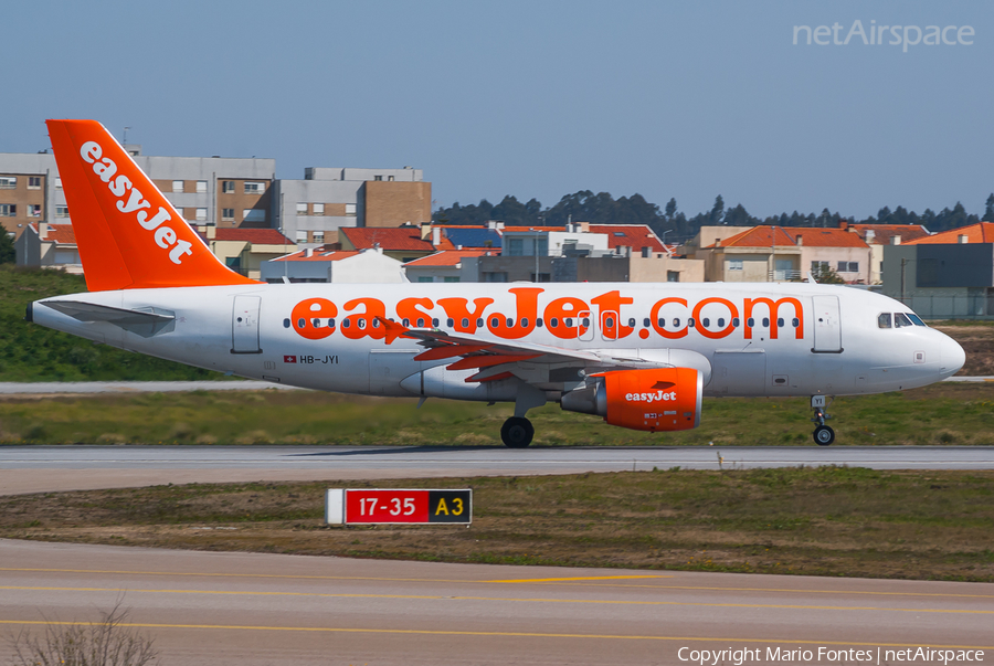 easyJet Switzerland Airbus A319-111 (HB-JYI) | Photo 103717