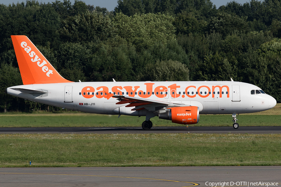 easyJet Switzerland Airbus A319-111 (HB-JYI) | Photo 176170