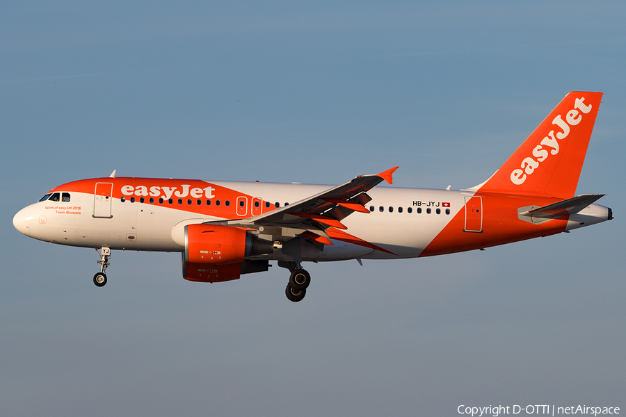 easyJet Switzerland Airbus A319-111 (HB-JYJ) | Photo 168847