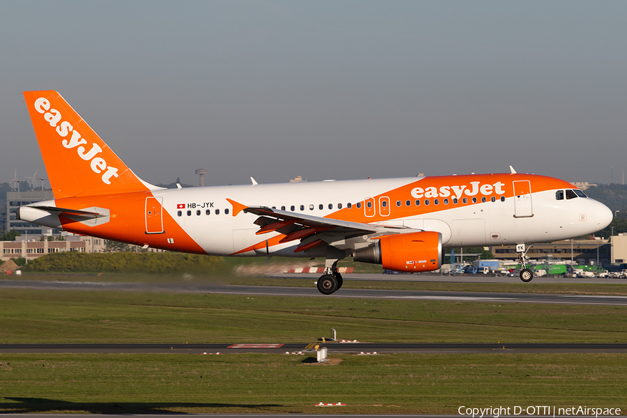 easyJet Switzerland Airbus A319-111 (HB-JYK) | Photo 322072