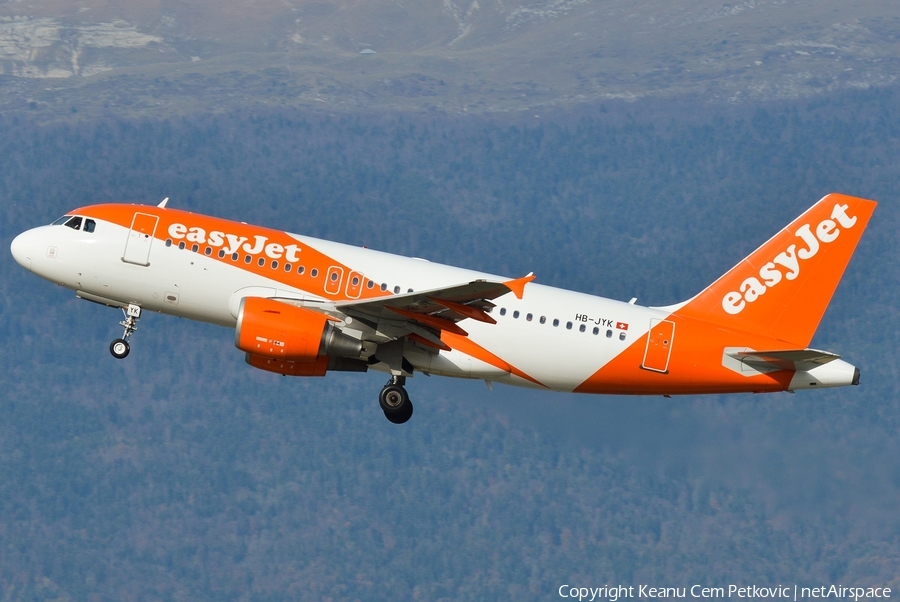 easyJet Switzerland Airbus A319-111 (HB-JYK) | Photo 207717