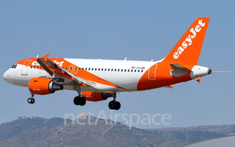 easyJet Switzerland Airbus A319-111 (HB-JYL) at  Barcelona - El Prat, Spain