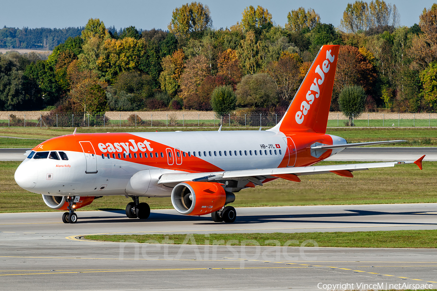 easyJet Switzerland Airbus A319-111 (HB-JYL) | Photo 337535