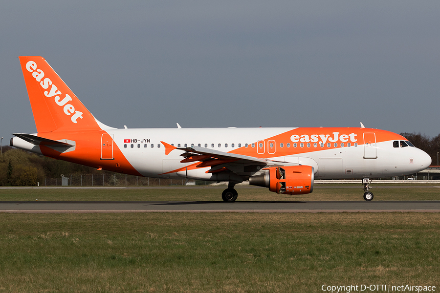 easyJet Switzerland Airbus A319-111 (HB-JYN) | Photo 153046
