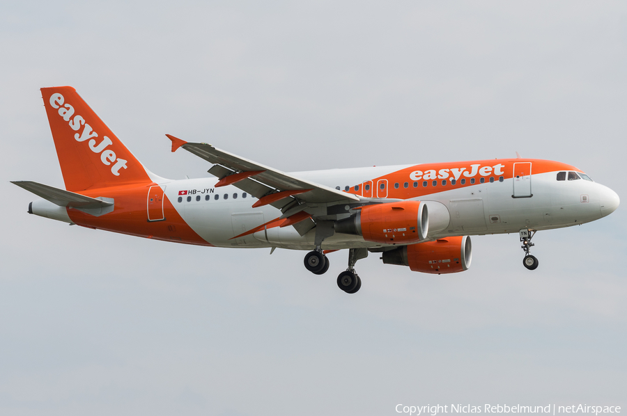 easyJet Switzerland Airbus A319-111 (HB-JYN) | Photo 264197