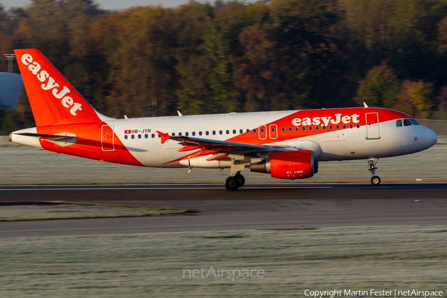 easyJet Switzerland Airbus A319-111 (HB-JYN) | Photo 356173