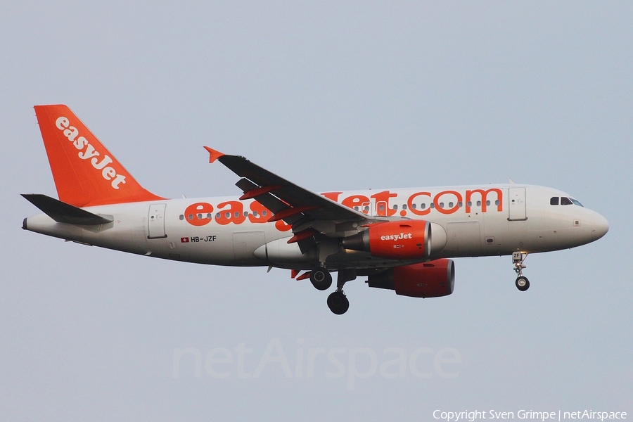 easyJet Switzerland Airbus A319-111 (HB-JZF) | Photo 28587