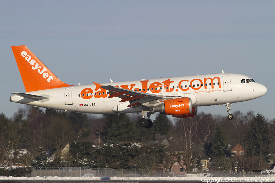 easyJet Switzerland Airbus A319-111 (HB-JZG) | Photo 287161