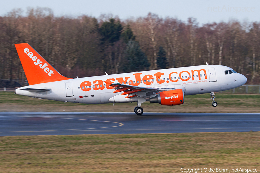 easyJet Switzerland Airbus A319-111 (HB-JZH) | Photo 42287