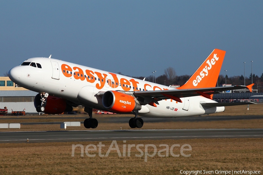 easyJet Switzerland Airbus A319-111 (HB-JZI) | Photo 19846
