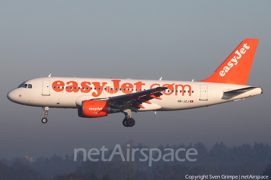 easyJet Switzerland Airbus A319-111 (HB-JZJ) | Photo 19378