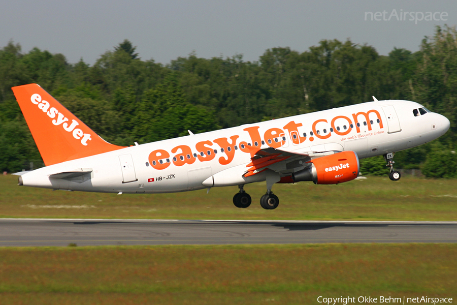 easyJet Switzerland Airbus A319-111 (HB-JZK) | Photo 49919