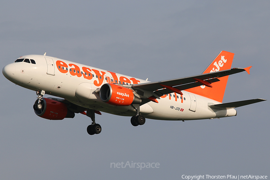 easyJet Switzerland Airbus A319-111 (HB-JZO) | Photo 61036