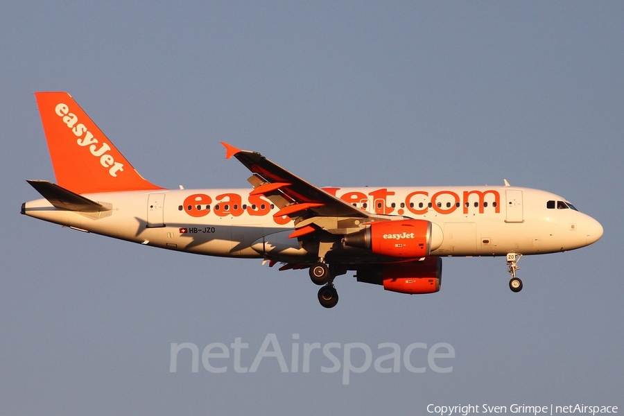 easyJet Switzerland Airbus A319-111 (HB-JZO) | Photo 28611