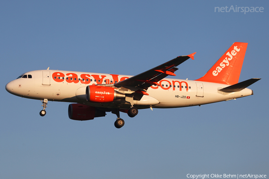 easyJet Switzerland Airbus A319-111 (HB-JZO) | Photo 52952