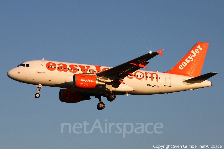 easyJet Switzerland Airbus A319-111 (HB-JZO) | Photo 53047