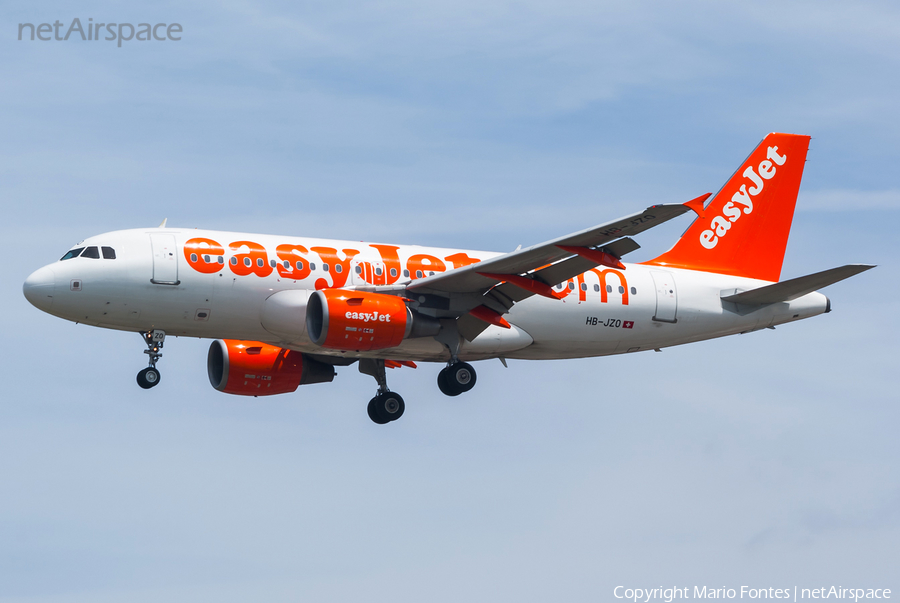 easyJet Switzerland Airbus A319-111 (HB-JZO) | Photo 67456
