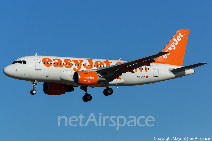 easyJet Switzerland Airbus A319-111 (HB-JZO) | Photo 180242