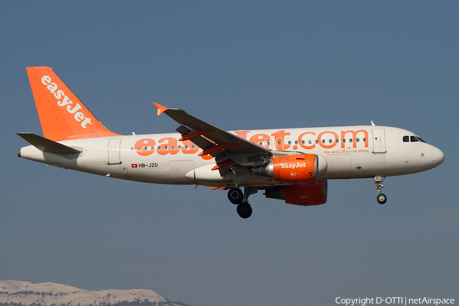 easyJet Switzerland Airbus A319-111 (HB-JZO) | Photo 376316