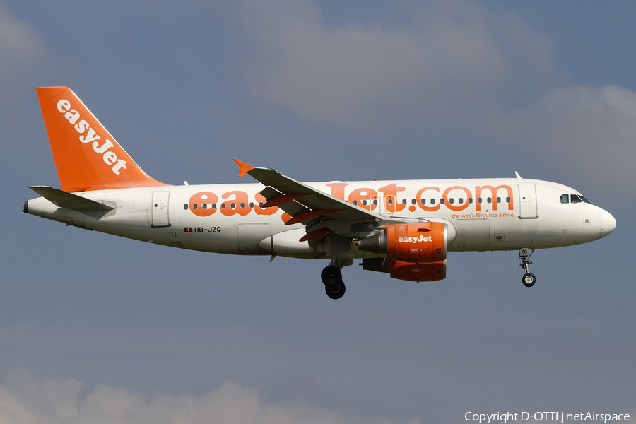 easyJet Switzerland Airbus A319-111 (HB-JZQ) | Photo 410485