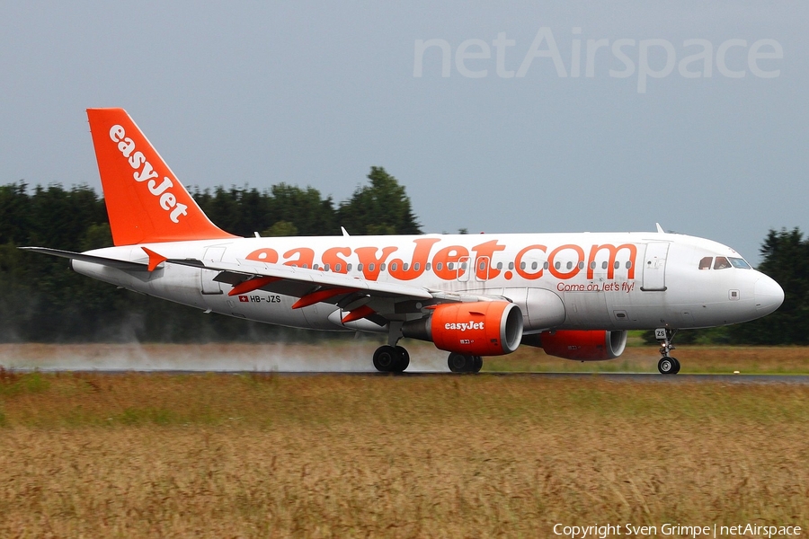 easyJet Switzerland Airbus A319-111 (HB-JZS) | Photo 22468