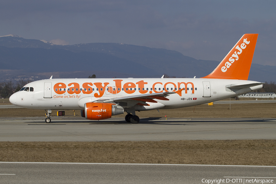 easyJet Switzerland Airbus A319-111 (HB-JZS) | Photo 376825