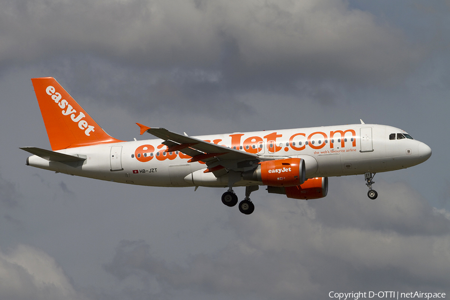 easyJet Switzerland Airbus A319-111 (HB-JZT) | Photo 288114
