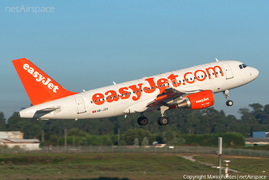 easyJet Switzerland Airbus A319-111 (HB-JZV) | Photo 55470
