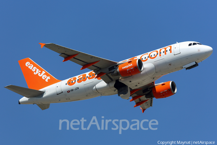 easyJet Switzerland Airbus A319-111 (HB-JZW) | Photo 172169